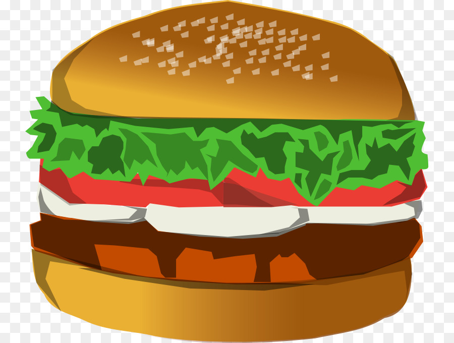 Hamburger French fries Fast food Cheeseburger Cinnamon roll - Hamburger Cliparts Transparent png download - 800*680 - Free Transparent Hamburger png Download.