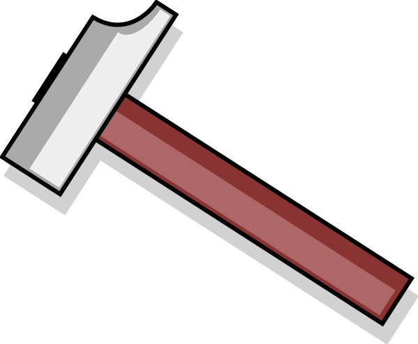 Transparent Hammer and Nail Clipart - wide 11