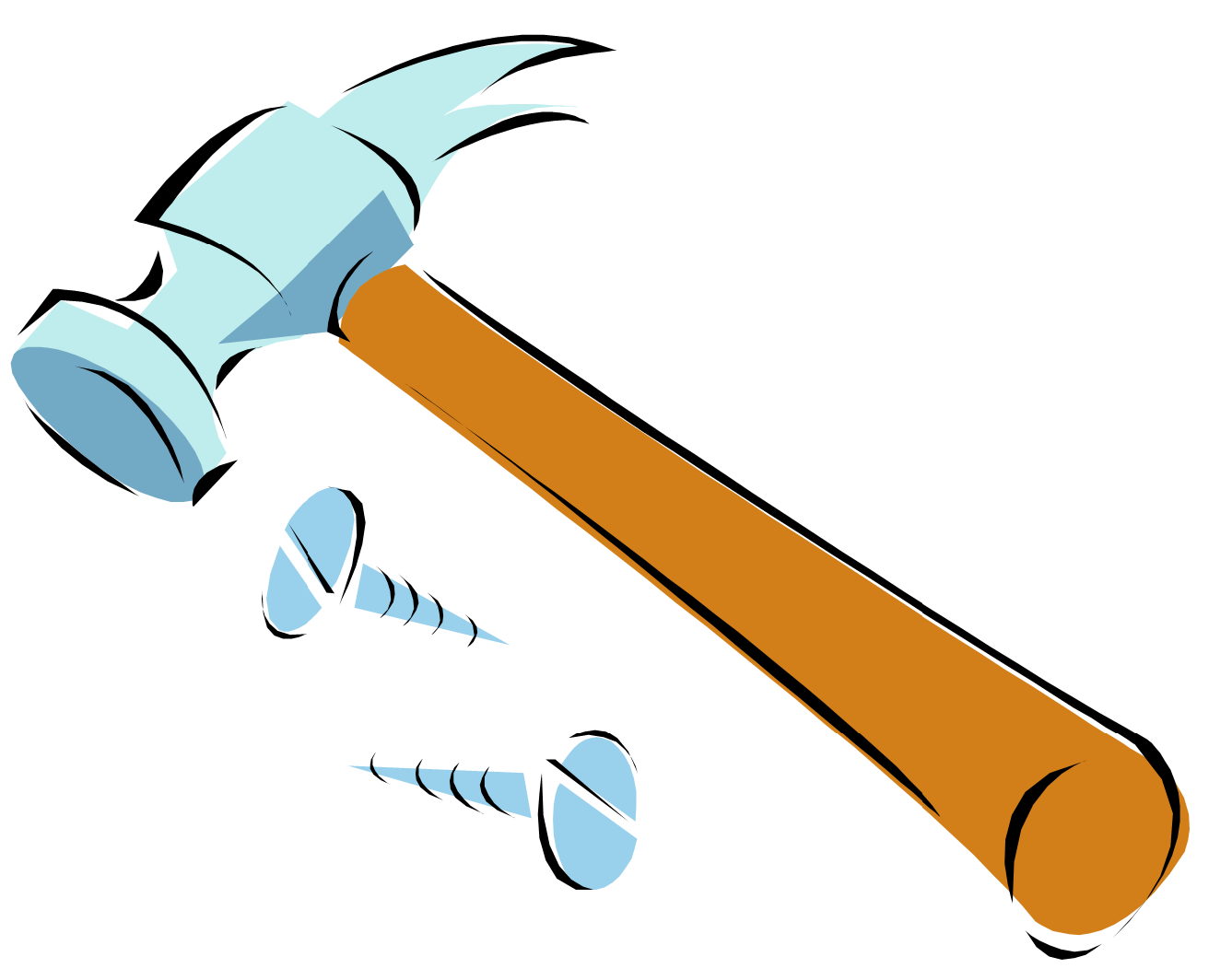 Hammer and Nail Clip Art Transparent - wide 8