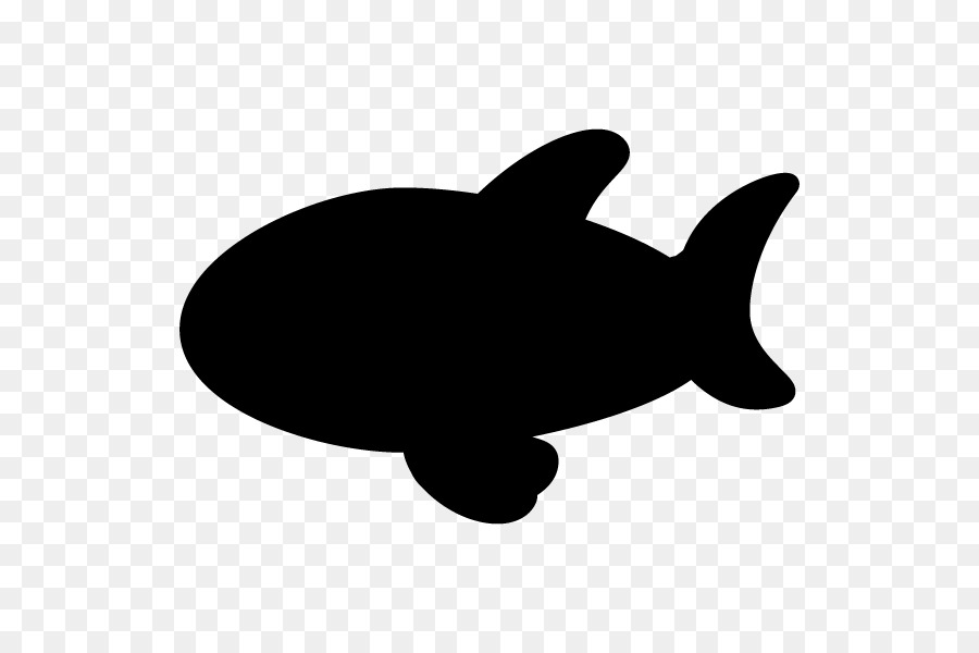 Shark Silhouette Black and white Clip art - shark png download - 600*600 - Free Transparent Shark png Download.