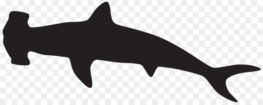 Hammerhead shark Silhouette Scalloped hammerhead Clip art - sharks png download - 8000*3188 - Free Transparent Shark png Download.