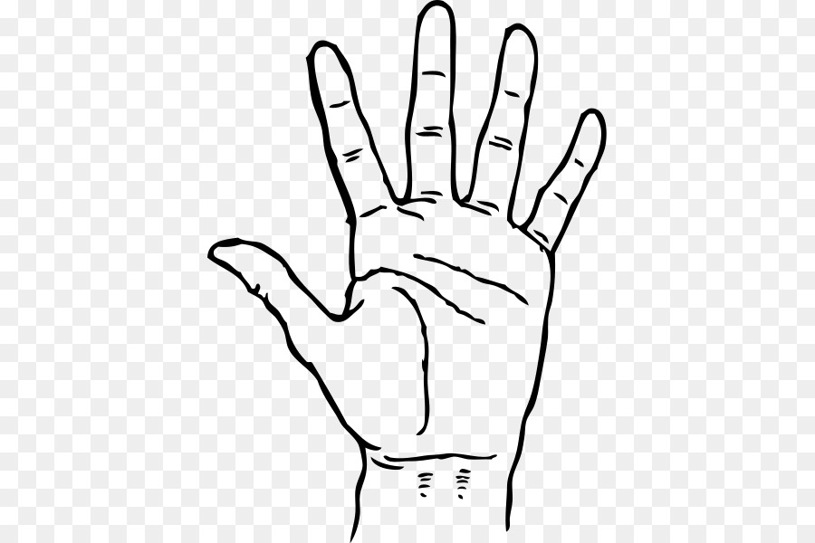 Hand High five Clip art - Black Hand Cliparts png download - 441*600 - Free Transparent Hand png Download.