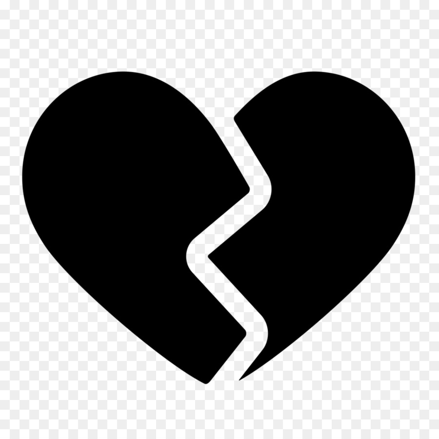 Broken heart Computer Icons Symbol Clip art - heart png download - 1000*1000 - Free Transparent Broken Heart png Download.