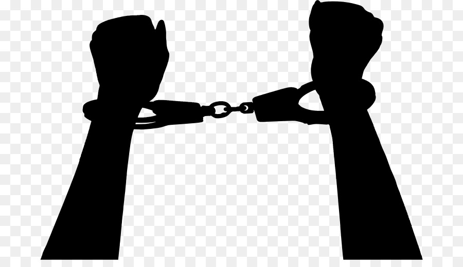 Handcuffs Silhouette Clip art - handcuffs png download - 744*506 - Free Transparent Handcuffs png Download.