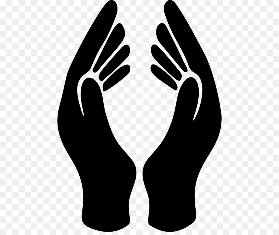 Clip art Praying Hands Silhouette Vector graphics - helping hand png vector png download - 530*750 - Free Transparent Hand png Download.