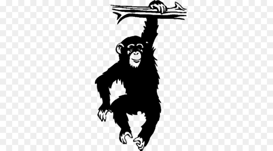 Chimpanzee Drawing Monkey Tree - monkey png download - 500*500 - Free Transparent Chimpanzee png Download.