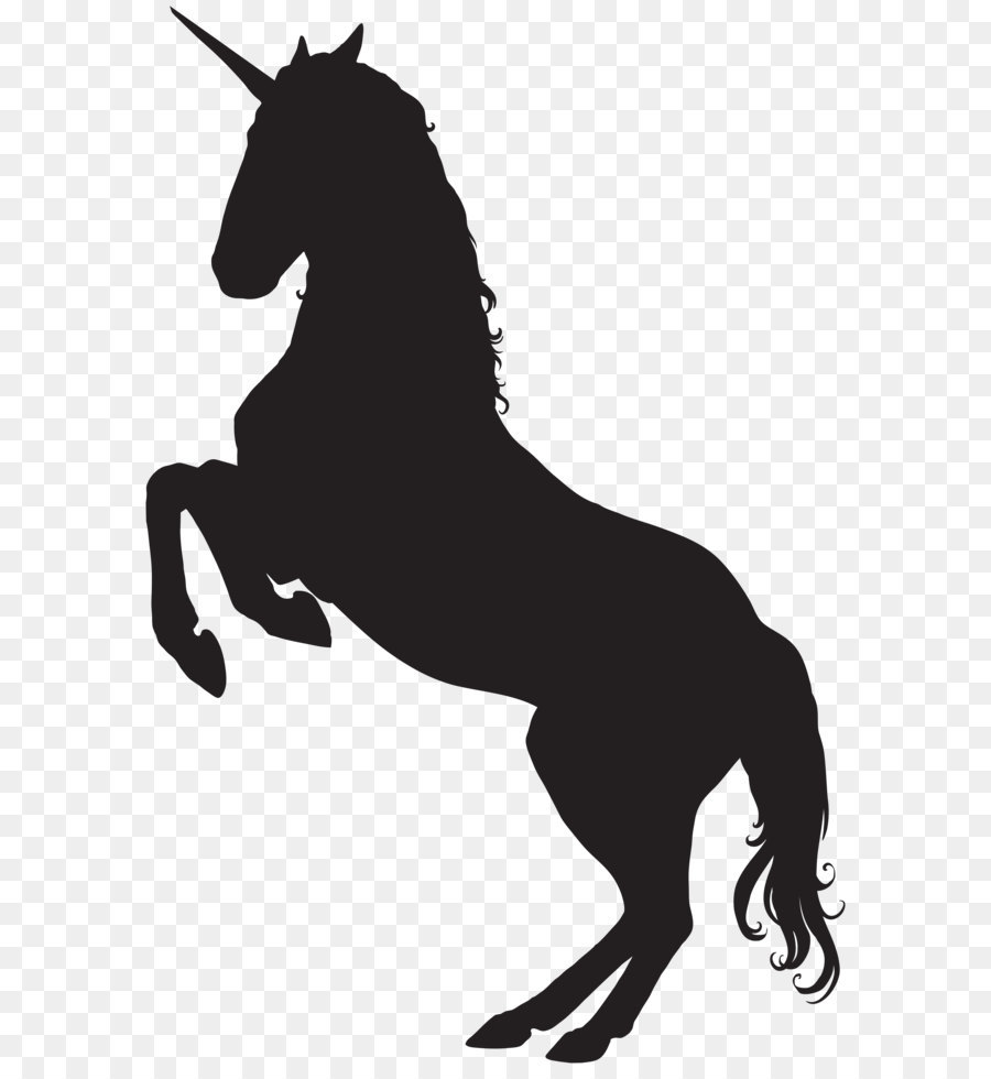 Mustang Pony Mane Stallion Dog - Unicorn Silhouette PNG Clip Art Image png download - 5373*8000 - Free Transparent Silhouette png Download.