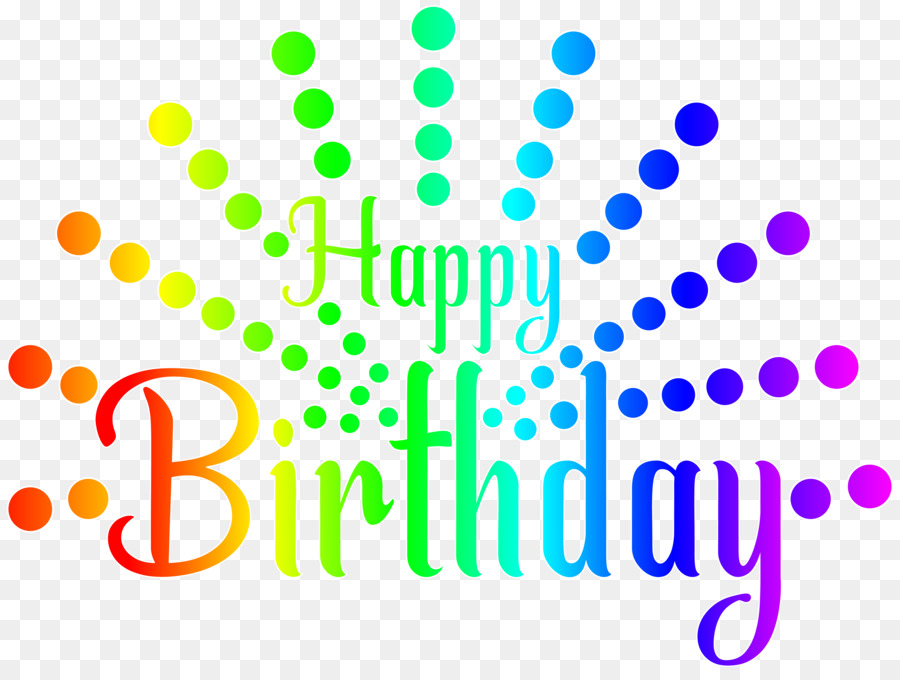 Happy Birthday to You Royalty-free Clip art - colorful png download - 8000*5973 - Free Transparent Birthday png Download.