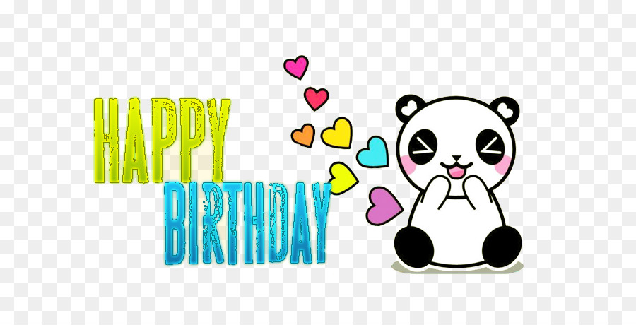 Giant panda Happy Birthday to You Wish Clip art - Happy Birthday Png png download - 791*455 - Free Transparent Giant Panda png Download.