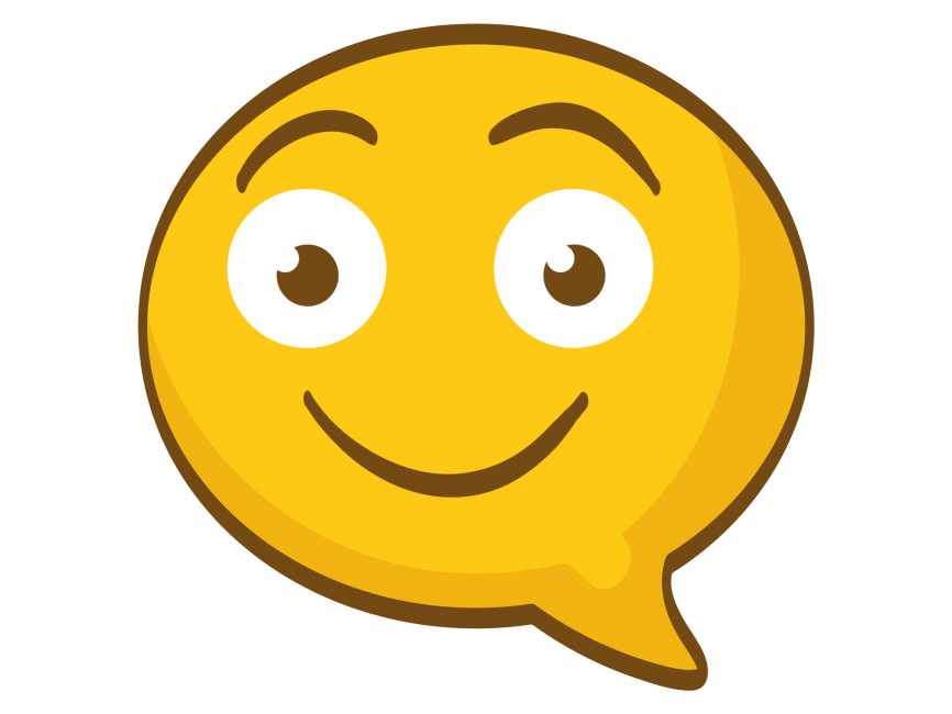 emoji speech bubble clipart
