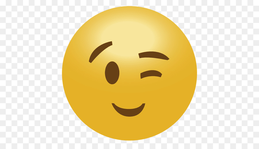 Emoji Emoticon Smiley Wink - emoji png download - 512*512 - Free Transparent Emoji png Download.