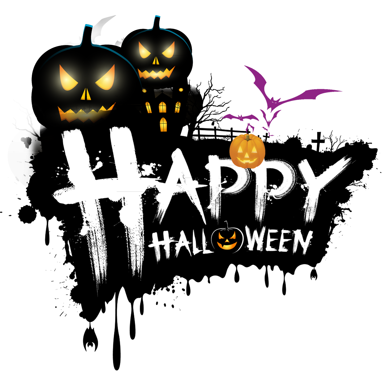 The Halloween Tree Holiday Clip art - Happy Halloween ...