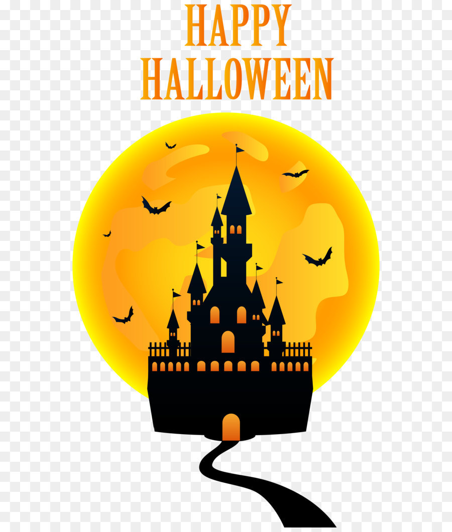 Halloween Clip art - Happy Halloween with Castle PNG Clip Art Image png download - 4950*8000 - Free Transparent Halloween Cake png Download.