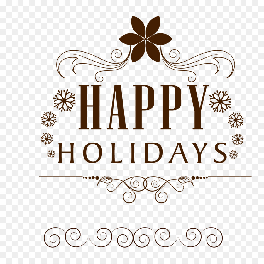Holiday Euclidean vector - Happy Holidays Vector png download - 1331*1331 - Free Transparent Holiday png Download.
