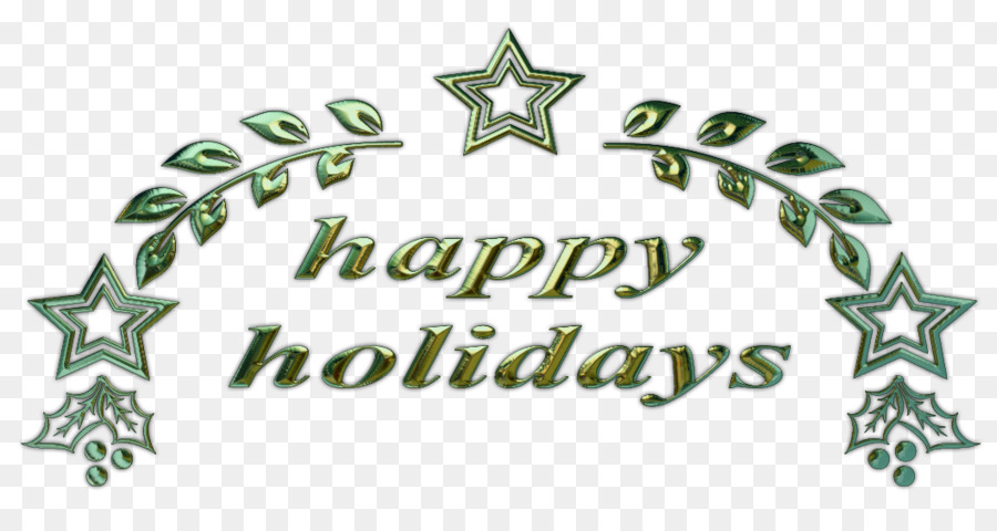 Christmas and holiday season Christmas and holiday season Clip art - Star leaves Happy holidays English png download - 1058*554 - Free Transparent Holiday png Download.