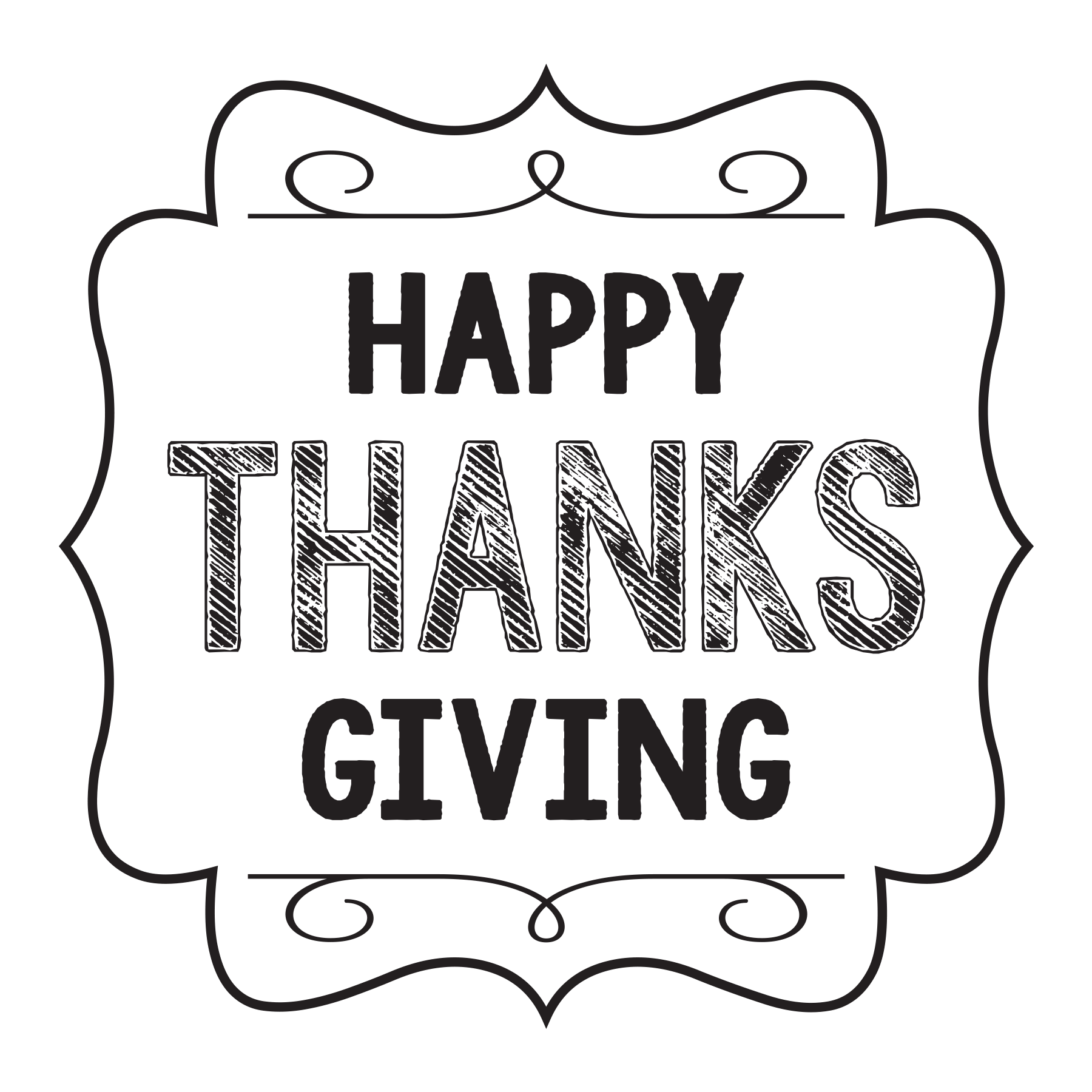 Thanksgiving Black and white Holiday Clip art - happy thanksgiving/ png