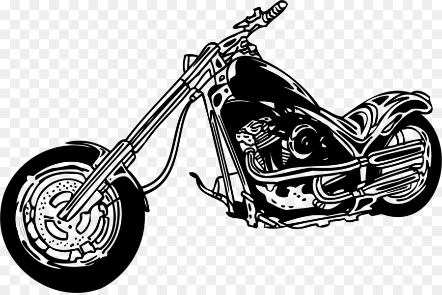 Harley Davidson Motorcycle Clip Art Motorcylce Cliparts Stencil Png