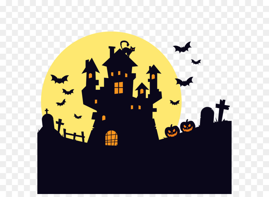 Kansas Pumpkin pie Scary Maze Prank Falling Balls Stickman - Vector Halloween haunted house outline png download - 1200*1200 - Free Transparent Haunted House png Download.
