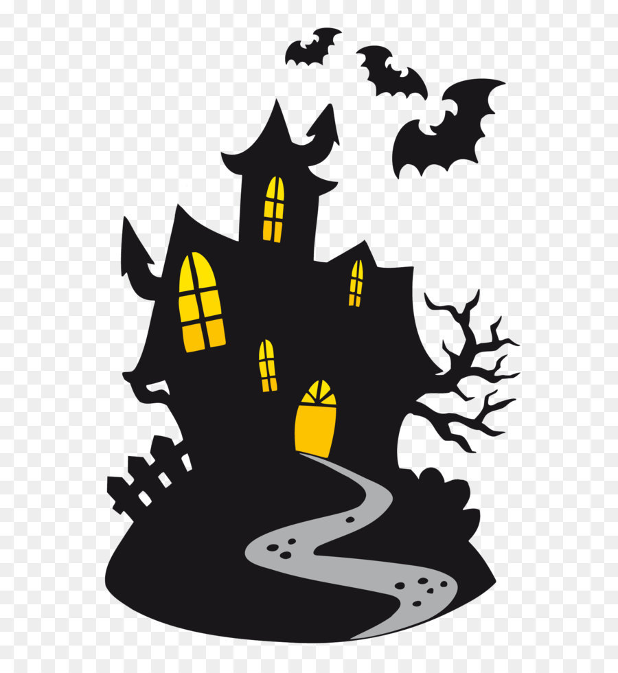 Halloween Cartoon Ghost Clip art - Haunted Castle Clipart png download - 1368*2040 - Free Transparent Haunted House png Download.