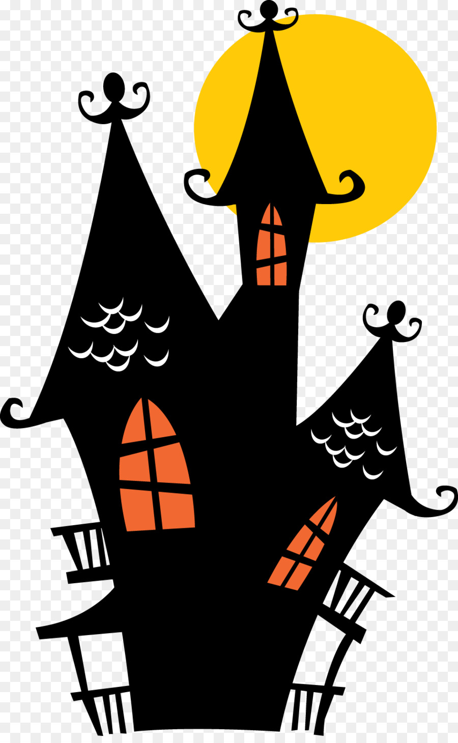 Halloween cake Haunted house Wall decal Clip art - Halloween png download - 963*1548 - Free Transparent Halloween  png Download.