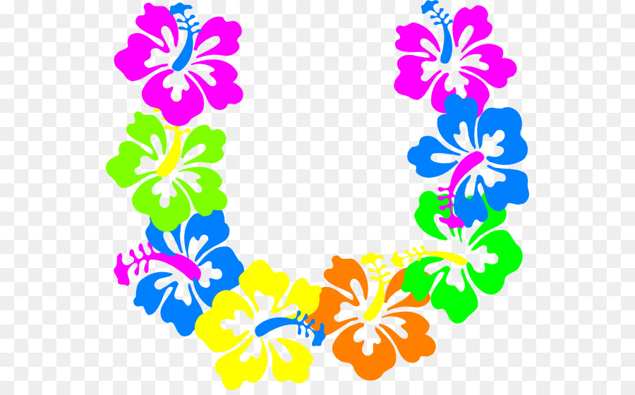 Hawaii Flower Clip art - hawaiian png download - 600*553 - Free Transparent Hawaii png Download.