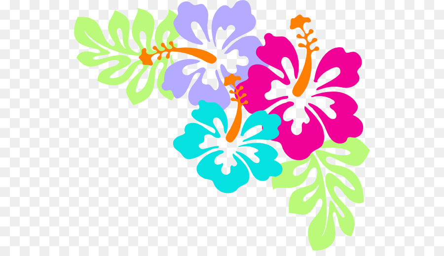 Hawaiian Flower Aloha Clip art - hawaii png download - 600*509 - Free Transparent Hawaii png Download.
