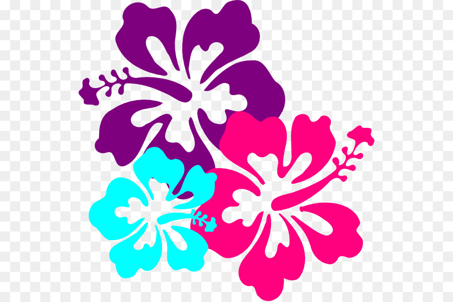 Hawaiian Flower Clip art - hawaii png download - 588*598 - Free Transparent Hawaii png Download.