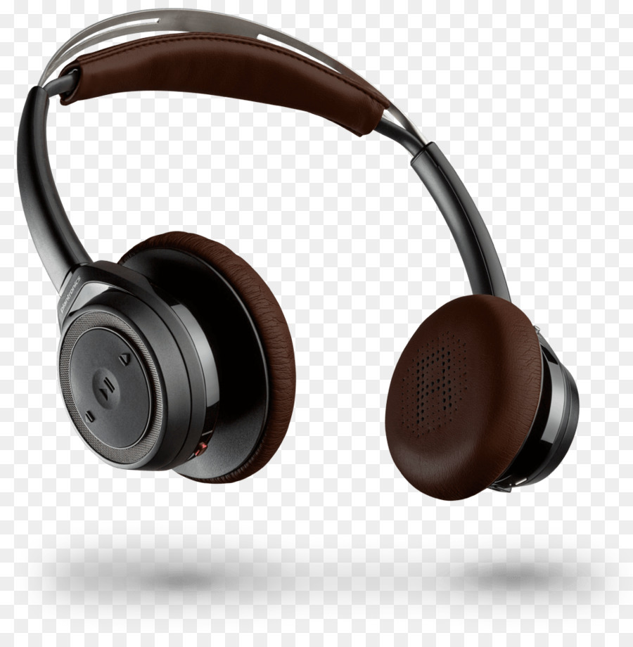 Headphones Plantronics Microphone Wireless Headset - headphone png download - 1000*1002 - Free Transparent Headphones png Download.