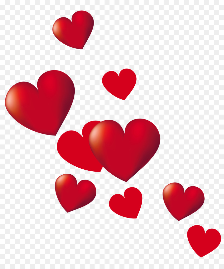 Heart Valentines Day Clip art - Hearts png download - 4454*5262 - Free Transparent  png Download.
