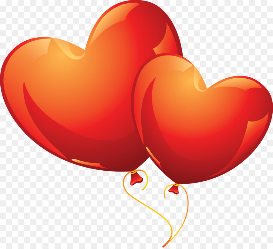 Balloon Heart Clip art - transparent png download - 3000*2720 - Free Transparent Balloon png Download.
