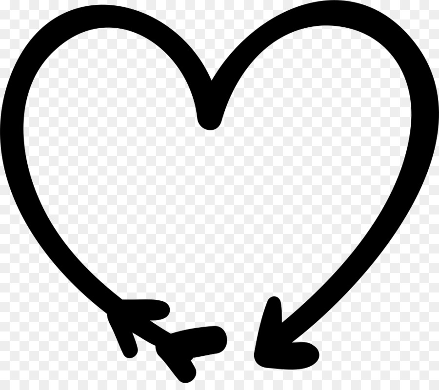 Heart Arrow Computer Icons Symbol Clip art - doodle png download - 980*856 - Free Transparent Heart png Download.