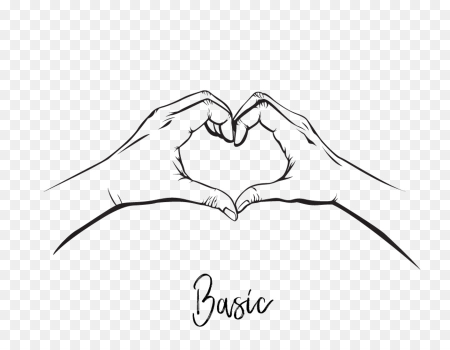 Drawing Hands Hand heart - heart png download - 960*738 - Free Transparent  png Download.