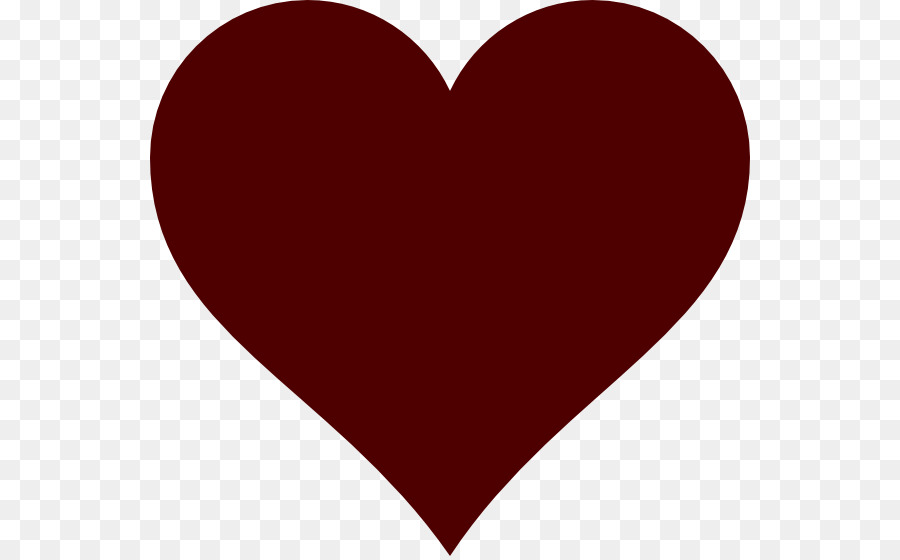 Heart Font - Burgundy Heart Cliparts png download - 600*556 - Free Transparent  png Download.