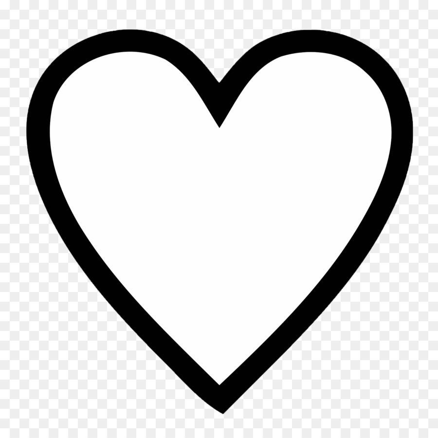 Tattoo artist Idea Love - Simple Heart Outline png download - 1600*1600 - Free Transparent  png Download.