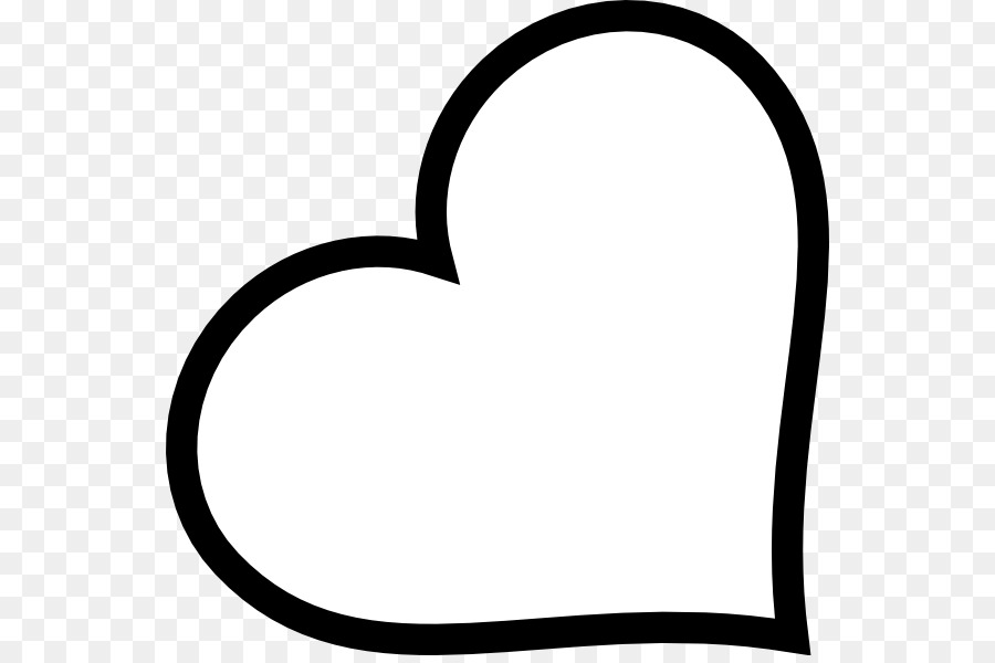 Heart Computer Icons Clip art - Black Outline Cliparts png download - 600*593 - Free Transparent Heart png Download.