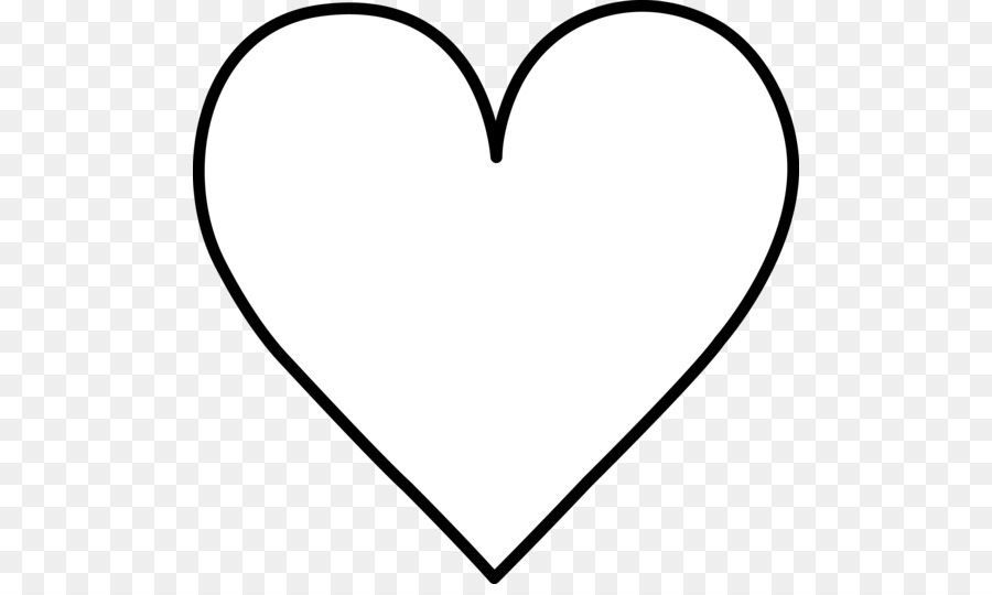 Black and white Heart Clip art - White Heart Cliparts png download - 550*530 - Free Transparent  png Download.