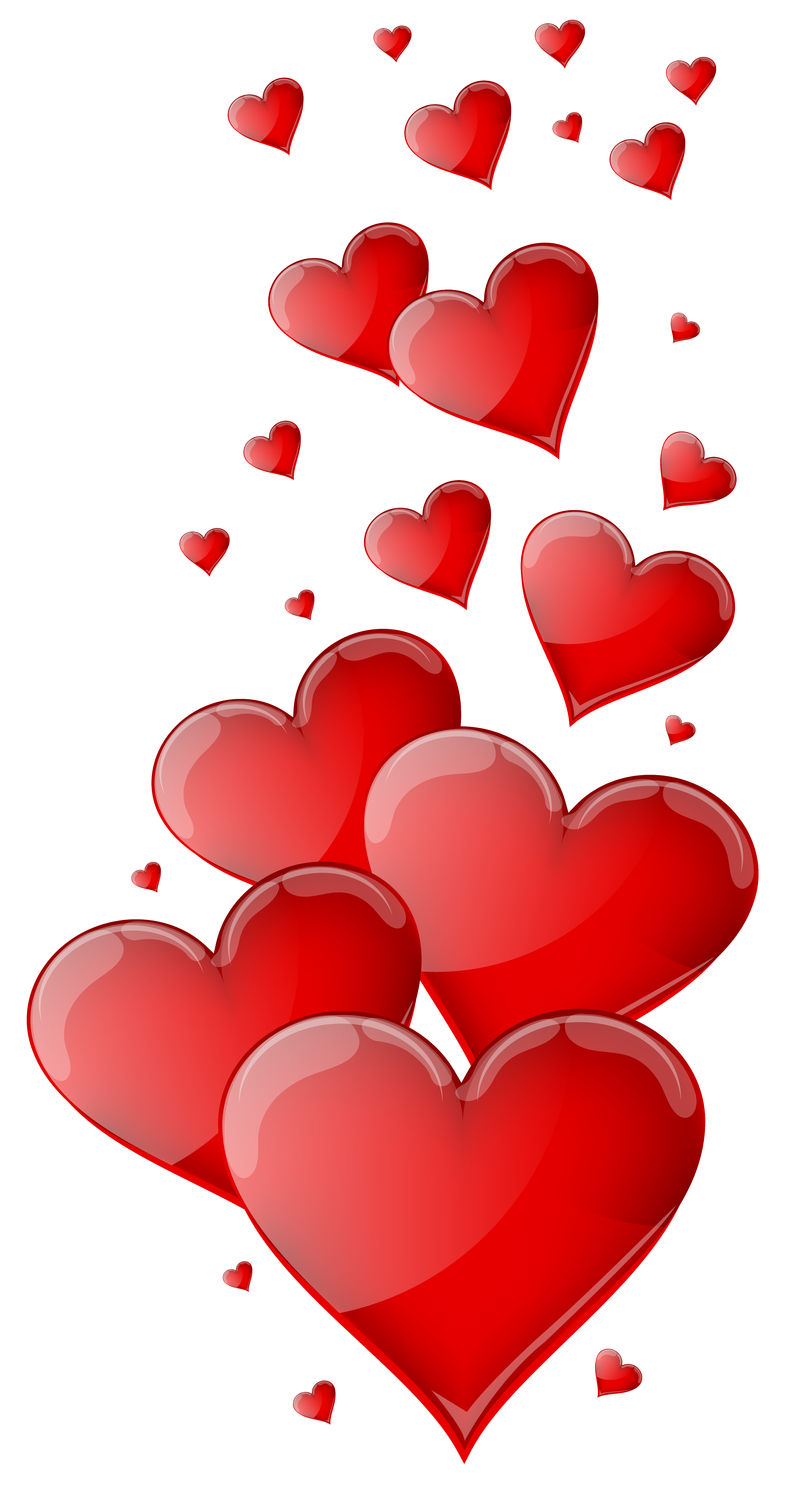 Heart Love Clip Art Red Hearts Png Clipart Image Png Download 3523