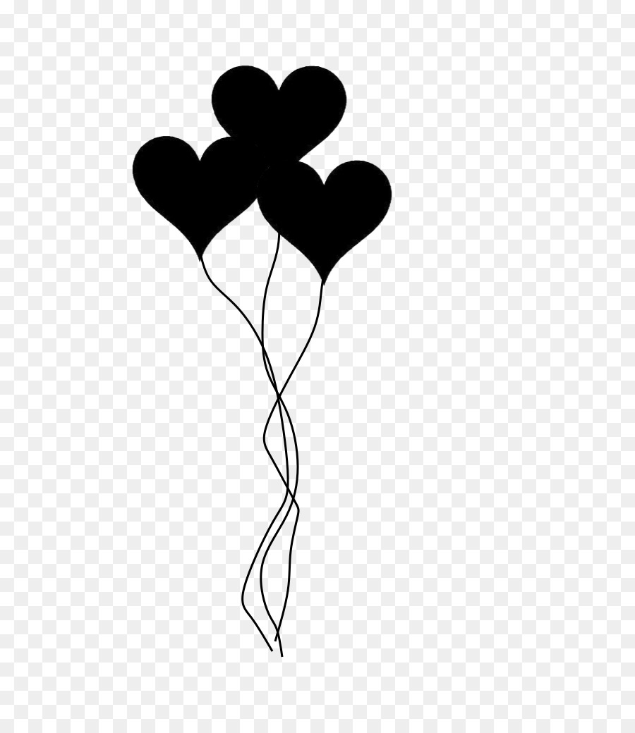 Love Balloons Silhouette Clip art Heart - silhouette heart png download - 768*1024 - Free Transparent Balloon png Download.