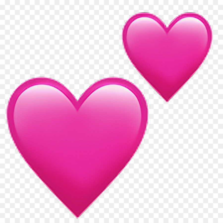 Emoji Heart Symbol Love - PINK HEARTS png download - 1024*1024 - Free Transparent Emoji png Download.