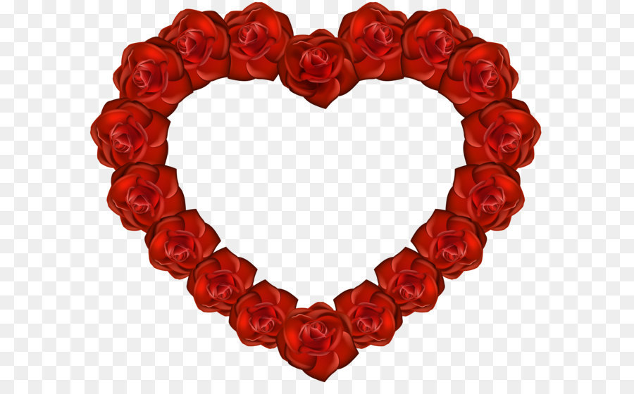 Heart Rose Clip art - Rose Heart PNG Transparent Clip Art png download - 6000*5059 - Free Transparent Heart png Download.