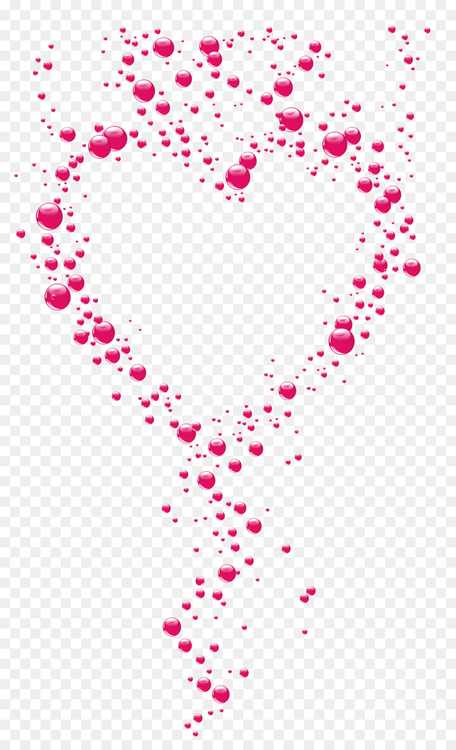 Heart Bubble Clip art - PINK HEARTS png download - 2000*3286 - Free Transparent  png Download.