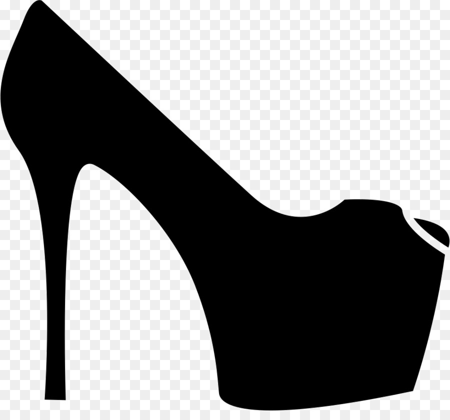 High-heeled shoe Stiletto heel - Silhouette png download - 982*896 - Free Transparent Highheeled Shoe png Download.