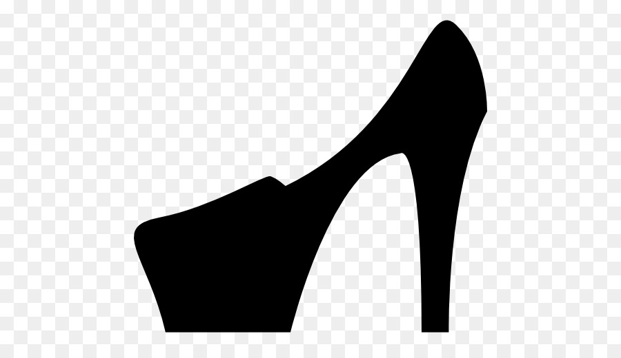 High-heeled shoe Absatz Platform shoe - Silhouette png download - 512*512 - Free Transparent Shoe png Download.