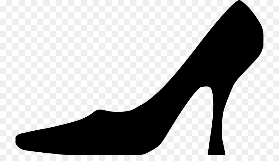 High-heeled shoe Sneakers Clip art - Silhouette png download - 800*502 - Free Transparent  png Download.