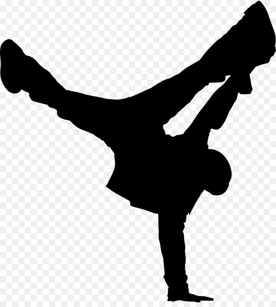 Breakdancing Hip-hop dance Silhouette Street dance - Gymnastics Silhouettes Transparent png download - 1823*2000 - Free Transparent  png Download.