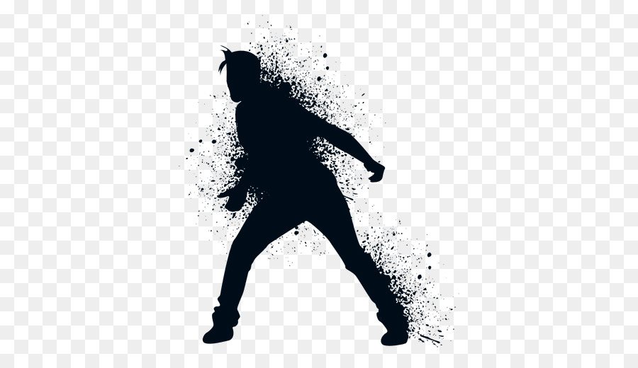 Hip-hop dance Silhouette - Silhouette png download - 512*512 - Free Transparent Dance png Download.
