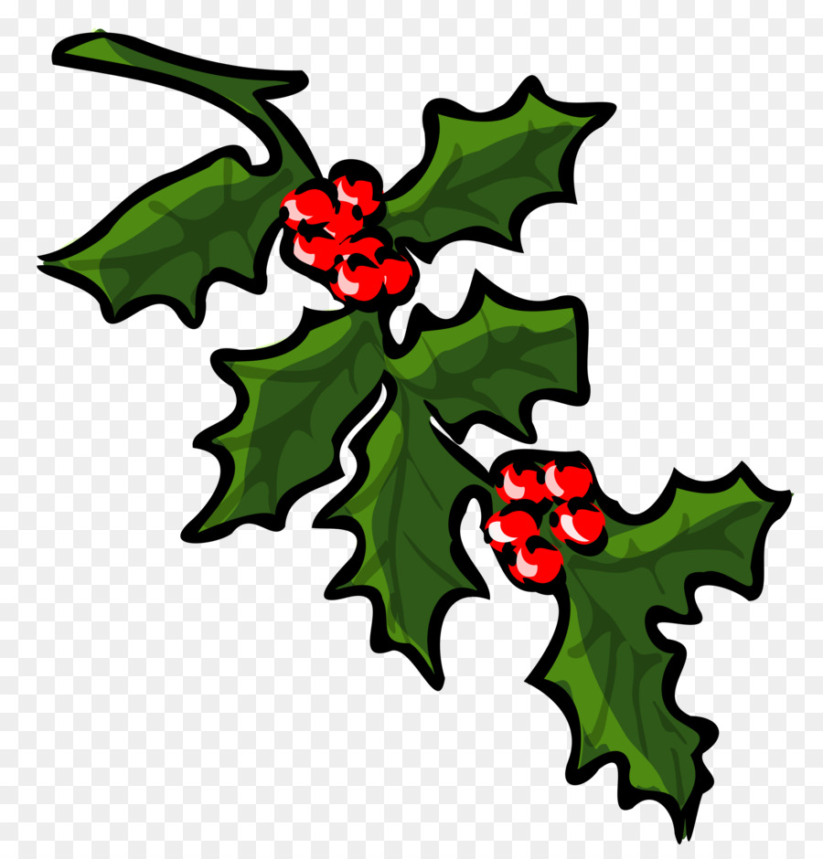 Christmas Clip art - holly leaf png download - 2400*2499 - Free Transparent Christmas  png Download.