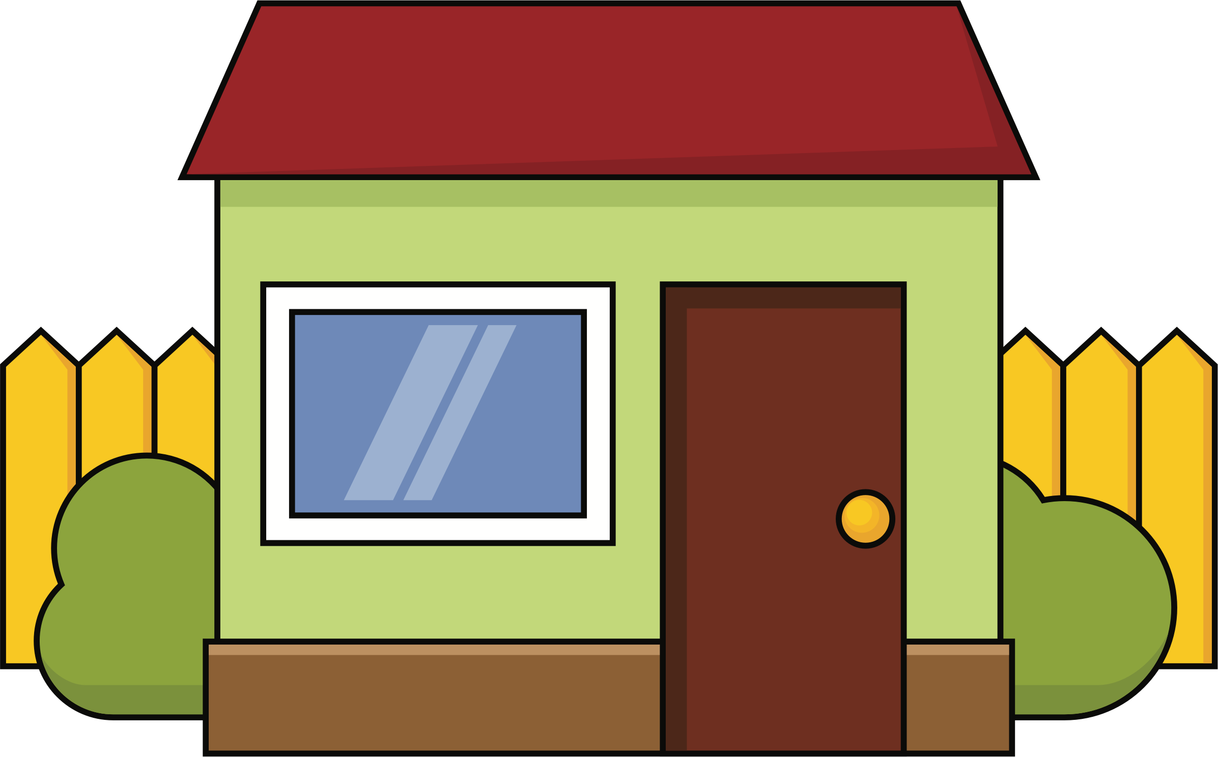 House Clip art - house png download - 2393*1488 - Free Transparent