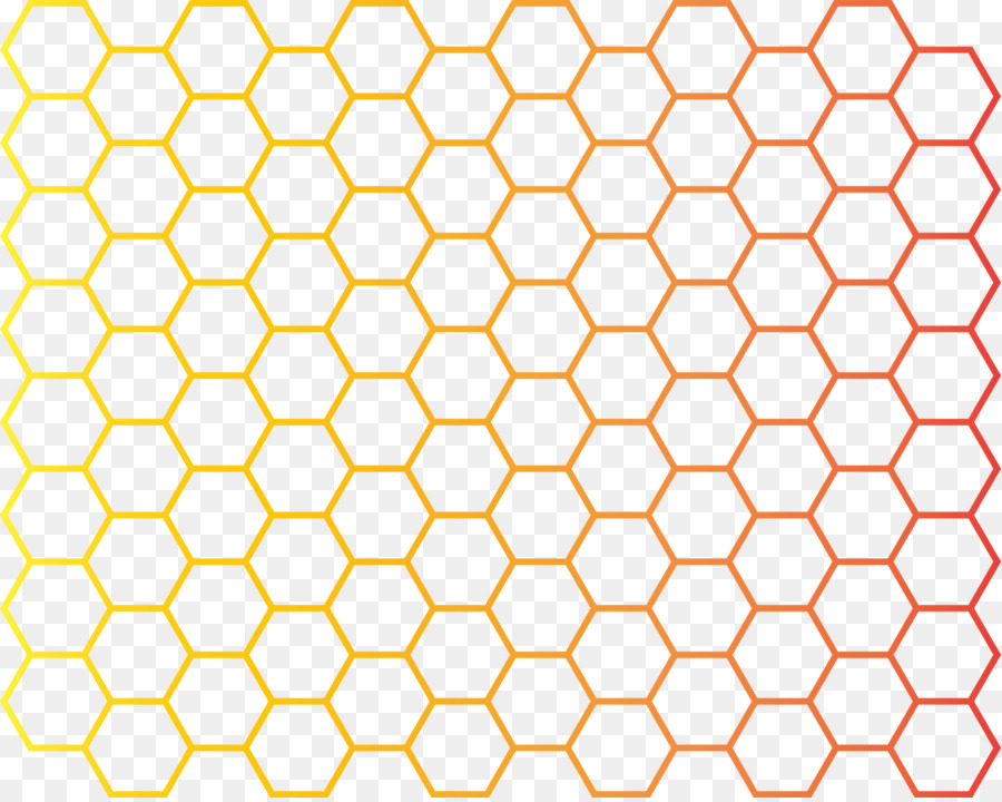 Hexagon Honeycomb Euclidean vector Hexadecimal Pattern - Simple cellular grid vector png download - 1500*1194 - Free Transparent Paper png Download.