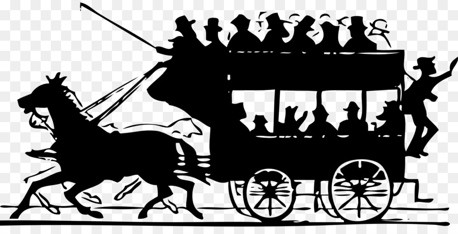 Vector graphics Clip art Portable Network Graphics Illustration Silhouette - oregon trail wagon png oxen png download - 1920*960 - Free Transparent Silhouette png Download.